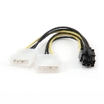 Кабель Gembird Разветвитель питания, 2xMolex->PCI-E 6pin, для подкл. в/к к б/п, фото3