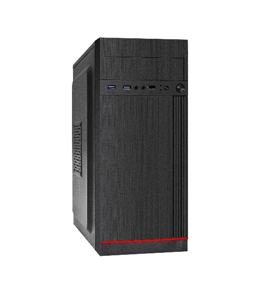 Компьютерный корпус Miditower ExeGate EX290190RUS AA-442U2-AA500 (ATX, AA500 8 см, 1хUSB+2хUSB 3.0, аудио, черный)