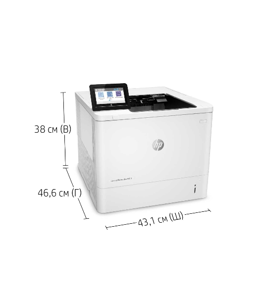Принтер лазерный HP LaserJet Enterprise M611dn (7PS84A), A4, ч/б, печ. до 61 стр/мин., 1200 x 1200 dpi, USB, RJ-45