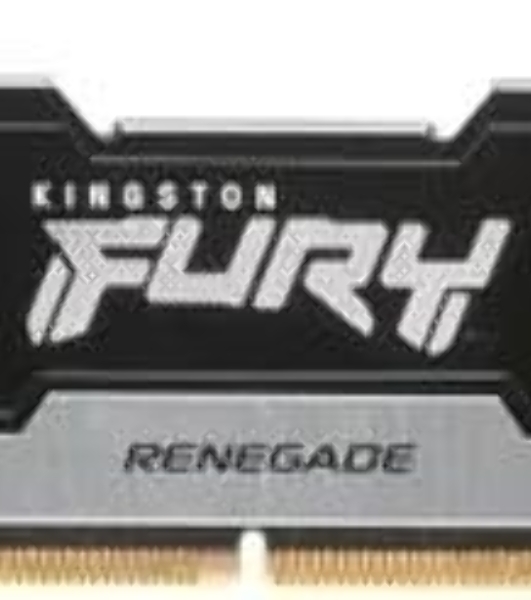Оперативная память Kingston Fury Renegade, DDR5, 32Gb (1x32GB), 6400MHz, CL32, DIMM, радиатор, серебристый/черный