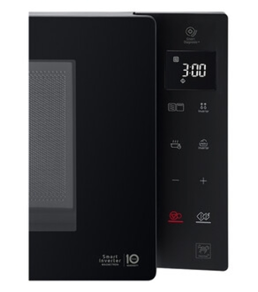 Микроволновая печь LG MB63W35GIB черный, 23 л, 1000 Вт, переключатели - сенсор