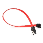 Кабель интерфейсный SATA Cablexpert CC-SATAM-DATA90-0.3M, 30 см, угловой разъем, 7pin/7pin, защелка, пакет, фото 1