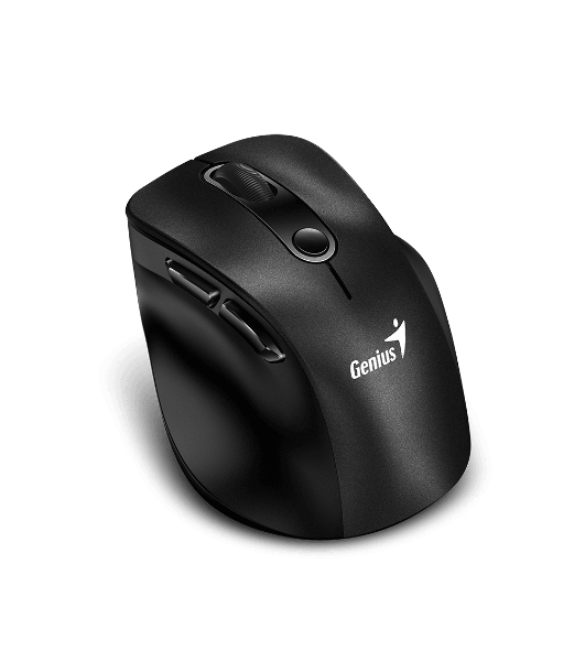 Мышь беспроводная Genius Ergo 9000S черный, 2400 dpi, радиоканал, Bluetooth, USB, кнопки - 6