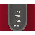 Электрочайник Bosch TWK4P434 красный, 1.7 л, 2400 Вт, скрытый нагревательный элемент, фото11