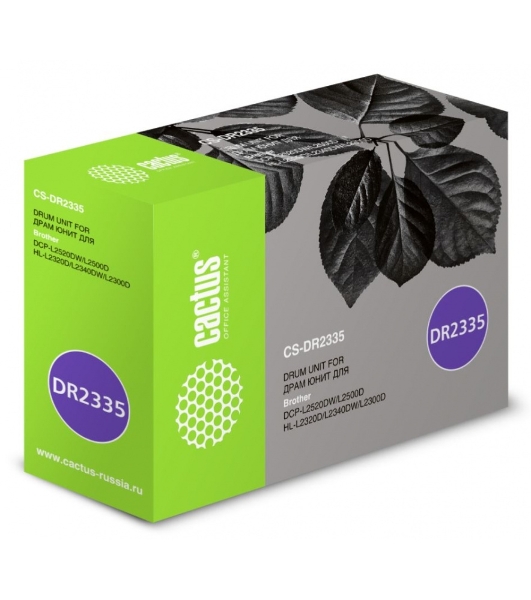 Фотобарабан (Drum) Cactus CS-DR2335 ч/б.печ.:12000 стр для DCP L2500/L2520; HL L2300/L2340