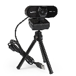 Веб-камера ExeGate EX287379RUS Stream C925 FullHD T-Tripod (матрица 1/3' 2 Мп, 1920х1080, 1080P, 30fps, 4-линзовый объектив, шторка, фиксированный фокус, USB, микрофон с шумоподавлением, поворотное крепление, телескопический штатив Tripod Tele Ball, кабель 1,5 м, поддержка H.264, Win Vista/7/8/10, Mac OS, черная), фото6