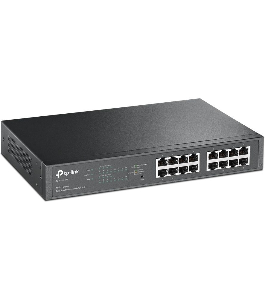 Коммутатор TP-Link SMB TL-SG1016PE Easy Smart гигабитный 16-портовый коммутатор с 8 портами PoE+