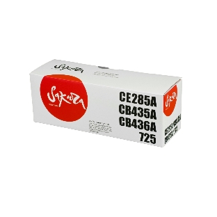 Картридж Sakura CE285A/CB435A/436A/725 для HP P1005/P1006/P1500/P1505/1522/M1120/M1120N/M1522N/M1522F/P1505N/P1102/P1102W/M1132, Canon LBP6000/6018/6020/6030/MF3010 черный, 2000 к.