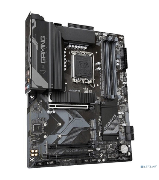 Материнская плата Gigabyte B760 GAMING X, LGA 1700, Intel B760, 4xDDR5, 4xSATA, 3xM.2, 1xPCI-E 4.0 x16, 2xPCI-E 3.0 x1, 1xHDMI, 1xDP, 1x 2.5Gb LAN, 1xUSB 3.2 Gen 2, 1xUSB 3.2 Gen 1, 5xUSB 2.0, 6x3.5 мм, 7.1, ATX