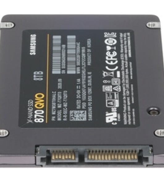 Накопитель SSD Samsung 870 QVO, 8TB, SATA III, 2.5', R/W 560/530