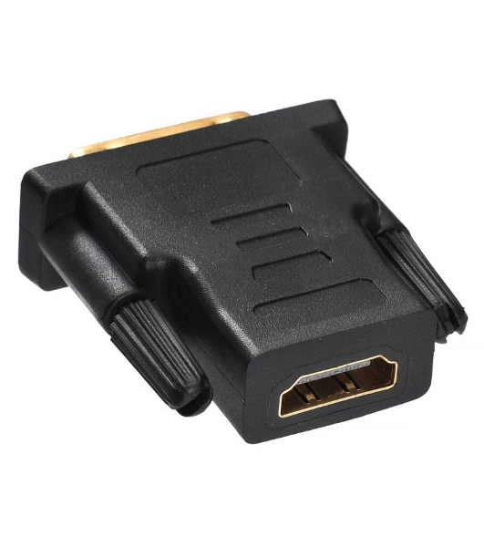 Адаптер Buro HDMI-19M(F)/DVI-D(M) с позол. конт.
