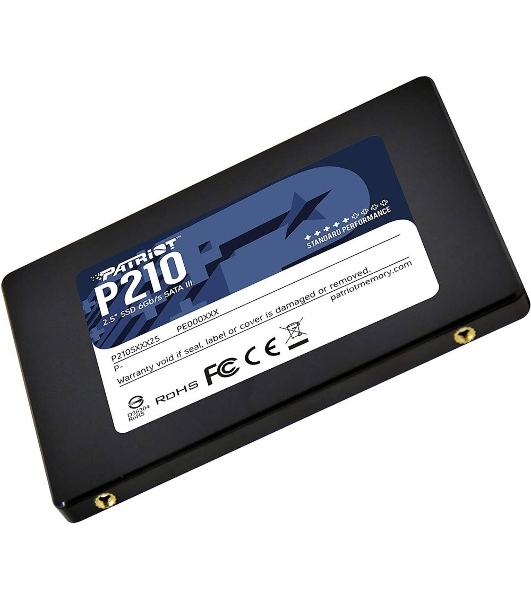 Накопитель SSD Patriot P210, 256Gb, SATA III, 2.5', R/W 500/400