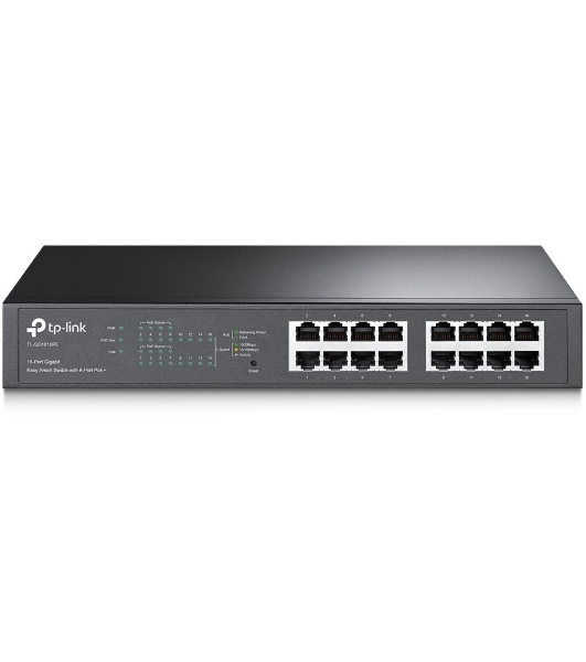 Коммутатор TP-Link SMB TL-SG1016PE Easy Smart гигабитный 16-портовый коммутатор с 8 портами PoE+
