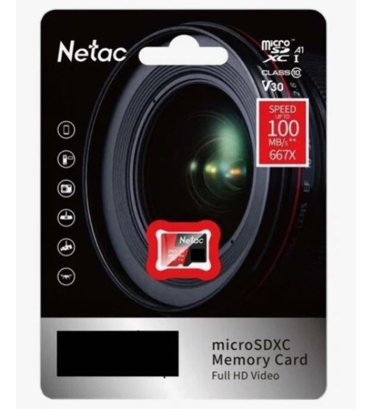 Флеш карта NeTac Карта памяти Netac MicroSD P500 Extreme Pro 256Gb, Retail version card only
