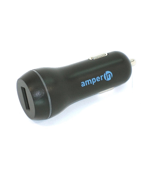 Автомобильное зарядное устройство AMPERIN CCB-1USB USB DC 5V 3.0A/9V 2A/12V 1.5A черный