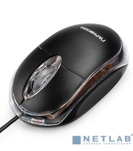Мышь проводная Гарнизон GM-100 черный, 1000 dpi, USB, кнопки - 3