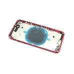 Задняя крышка (корпус) в сборе с рамкой для Apple iPhone 8 красный, фото2