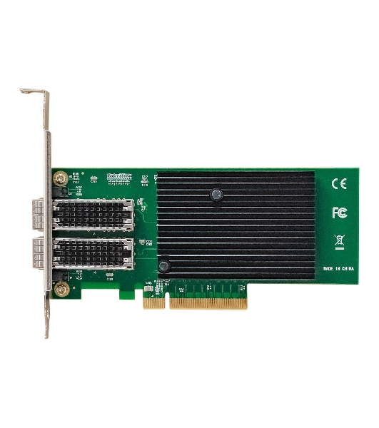 Сетевой адаптер ExeGate EXE-X710-2SFP+ (PCI-E x8 v.3, порты 2x SFP+, Dual 10Gb/s, Server NIC Chipset Intel FTXL710)