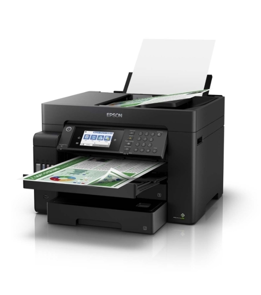 МФУ струйное Epson L15150, (A3, ADF, duplex, 35 стр./мин., Ethernet, Wi-Fi черный)