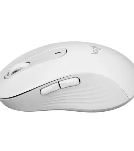 Мышь беспроводная Logitech Signature M650 белый, 4000 dpi, радиоканал, Bluetooth, USB, кнопки - 5