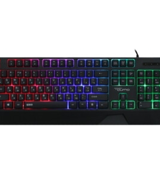 Клавиатура Qumo Twins K68 проводная, USB Type-A, чёрный