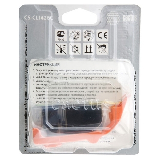 Картридж струйный Cactus CS-CLI426C голубой (8.4 мл.) для Canon Pixma MG5140/5240/6140/8140/MX884