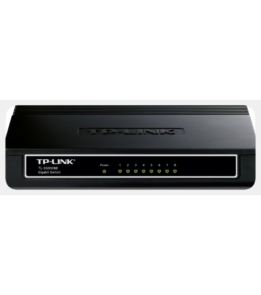 Коммутатор TP-Link SMB TL-SG1008D 8-port Gigabit Switch, plastic case