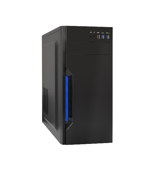 Компьютерный корпус ExeGate XP-333U черный, Miditower ATX, (XP450, Black,120мм), 1*USB+2*USB 3.0, Audio