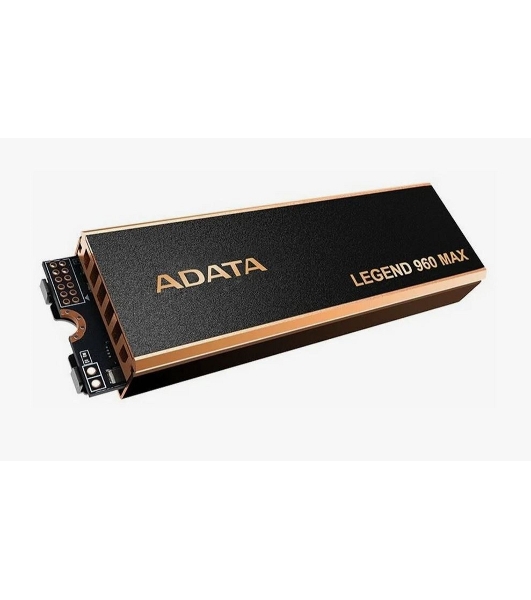 Накопитель SSD ADATA LEGEND 960 MAX, 1Tb, PCIe 4.0 x4, M.2 2280, NVMe, R/W 7400/6000, с радиатором