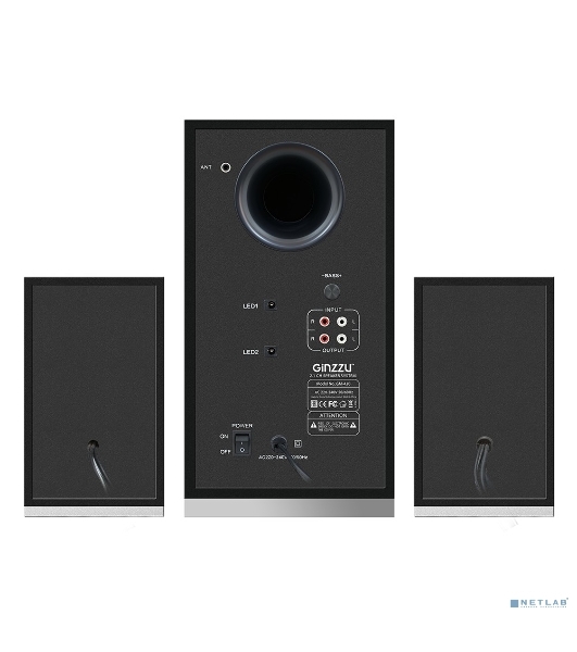 Акустическая система 2.1, 60W/BT/USB/SD/FM/ДУ GM-420
