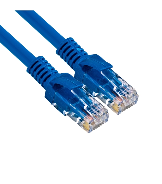 Патч-корд ExeGate UTP-RJ45-RJ45-C6-1M-BL, UTP, cat.6, 1м, синий