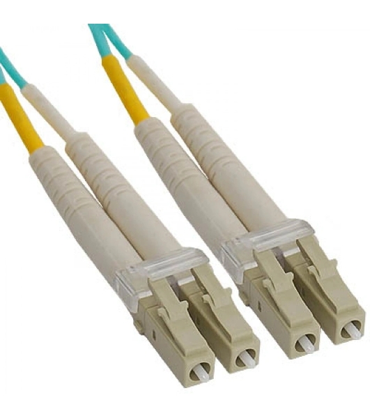 Патч-корд LANMASTER LAN-2LC-2LC/OM3-10 2x50/125 OM3 LC дуплекс-LC дуплекс 10м LSZH голубой