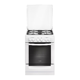 Плита газовая Gefest ПГ 6100-02 белый, конфорок 4 шт, духовка 52 л, 60 см x 85 см x 60 см