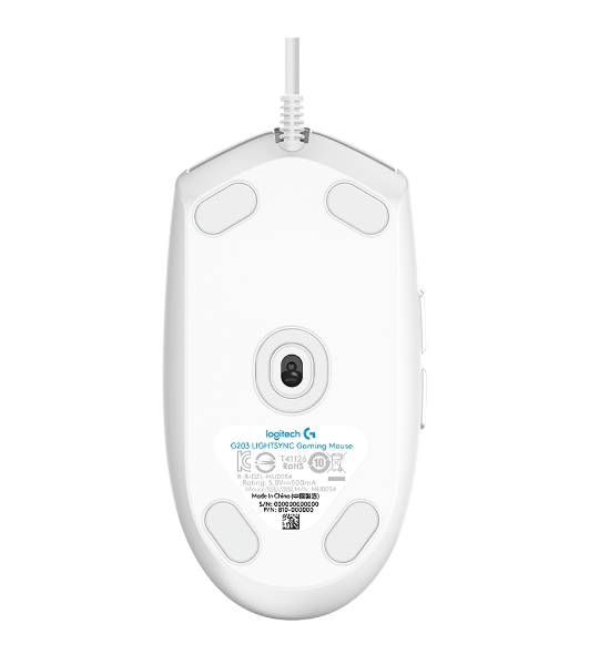 Мышь проводная Logitech G102 LIGHTSYNC белый, 8000 dpi, USB, кнопки - 6