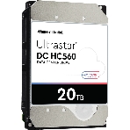 Жесткий диск Western Digital HDD SATA 20Tb Ultrastar DC HC560 0F38785 7200 6Gb/s 512Mb 1 year ocs (analog WUH722020ALE6L4), фото 1