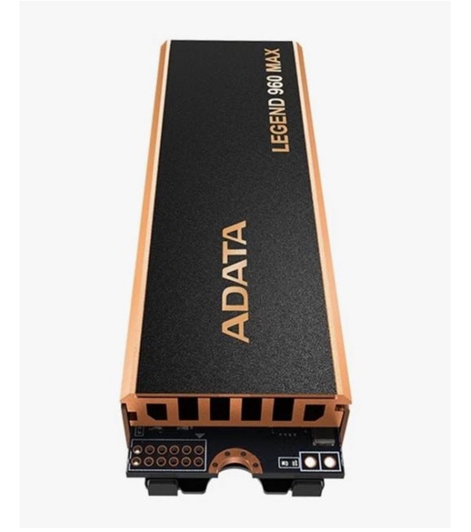 Накопитель SSD ADATA LEGEND 960 MAX, 1Tb, PCIe 4.0 x4, M.2 2280, NVMe, R/W 7400/6000, с радиатором