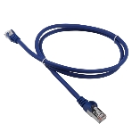 Патч-корд LANMASTER LSZH FTP cat.5e, 3.0 м, синий, фото 1