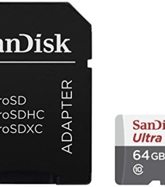 Флеш карта microSD 64GB SanDisk microSDXC Class 10 Ultra (SD адаптер) UHS-I 100MB/s