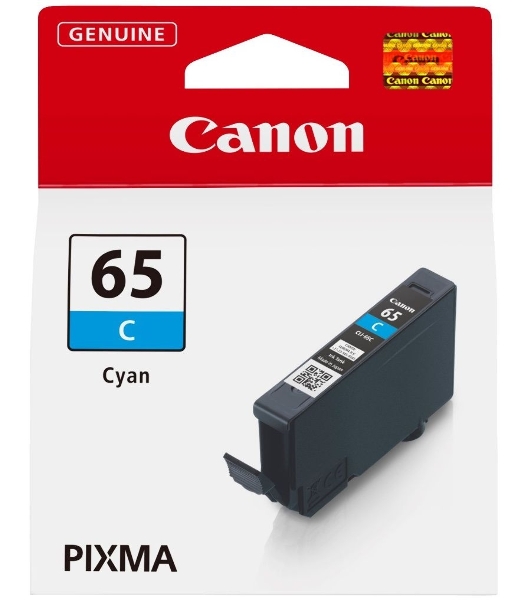 Картридж струйный Canon CLI-65 C голубой 12,6 мл