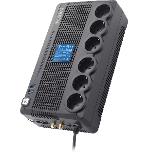 Источник бесперебойного питания Импульс Пионер 800 LCD, USB, CHRG USB, RJ45/11