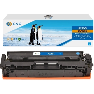 Картридж лазерный G&G GG-CF401A (CF401A) голубой (1400 стр.) для HP CLJ M252/252N/252DN/252DW/M277n/M277DW