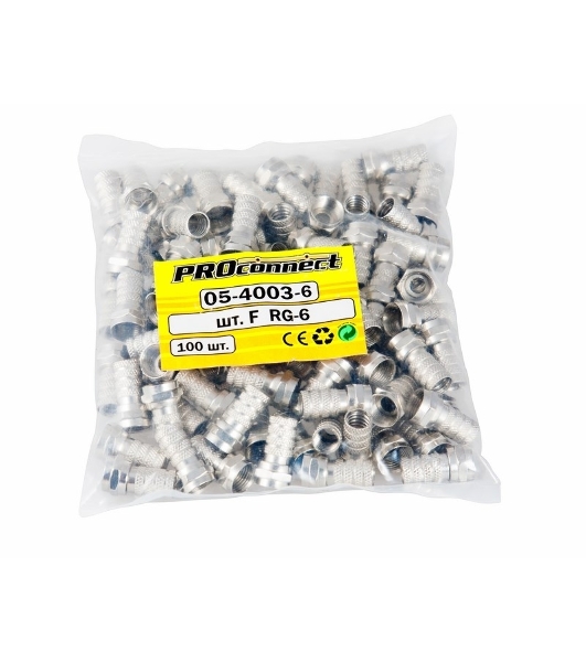 Разъем-F PROconnect RG-6