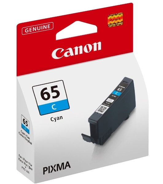 Картридж струйный Canon CLI-65 C голубой 12,6 мл