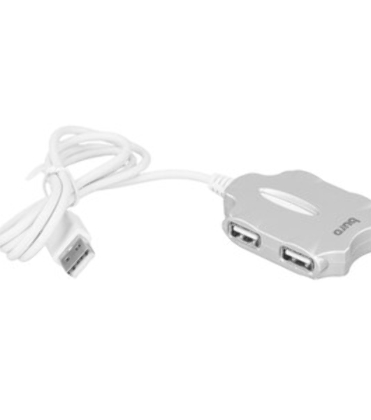 USB-концентратор Buro BU-HUB4-0.5-U2.0-Candy, USB 2.0, USB 4 порта, USB