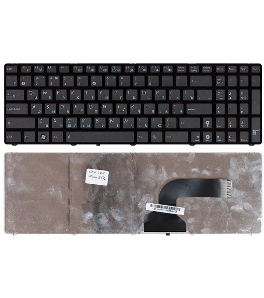 Клавиатура для ноутбука Asus K52 K53 G73 A52 G60 черная с рамкой