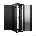 Шкаф коммутационный NTSS Премиум (NTSS-R42U6060GS-BL) напольный 42U 600x600мм пер.дв.стекл металл 900кг черный 510мм 86кг 1987мм IP20 сталь, фото10