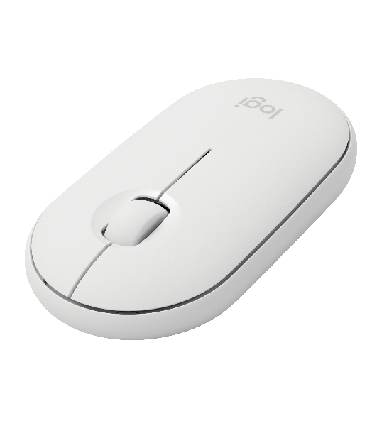 Мышь беспроводная Logitech Pebble M350 белый, 1000 dpi, радиоканал, Bluetooth, USB, кнопки - 3