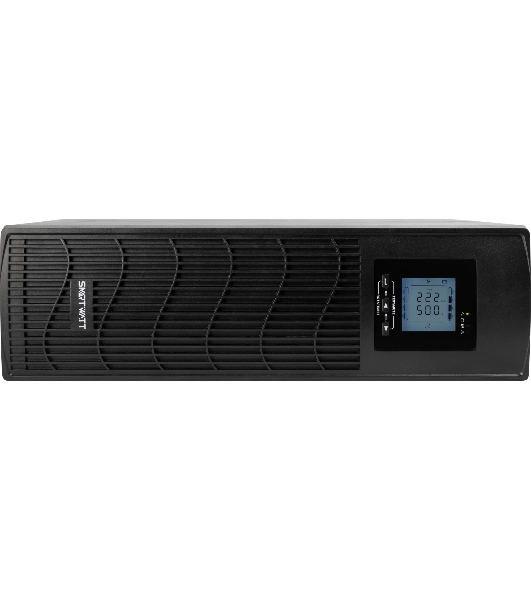 Источник бесперебойного питания SMARTWATT UPS DATA 3kVA Line-interactive SIN 3000VA/2400W (Euro x1, IEC C13 x6, USB, RJ11/RJ45 protection, SNMP, LCD