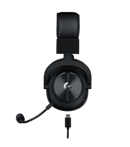 Гарнитура Logitech G PRO X чёрный, беспроводная, USB, подвижный микрофон, отсоединяемый кабель 2 м