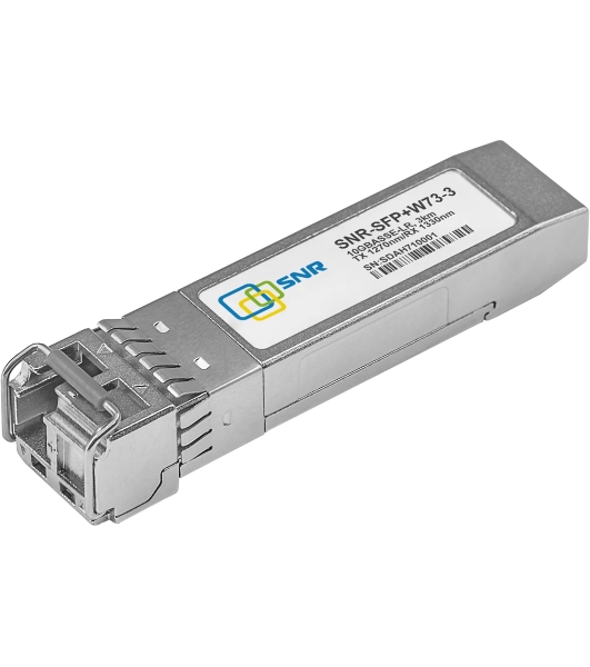 Модуль SNR SFP+ WDM, дальность до 3км (5dB), 1270нм